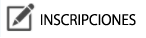 Inscripción de cursos
